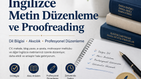 İngilizce metinlerinizi profesyonel olarak düzenlerim