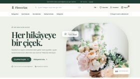 Flowerian | Çiçekçi E-ticaret Web Tasarımı
