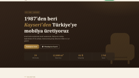 Mobilya Showroom Tanıtım Sitesi