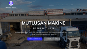 Mutlusan Makine Website Tasarımı