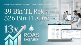 39 Bin TL Reklam ile 526 Bin TL Ciro