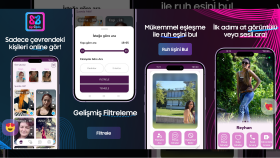 Dating Uygulama Görsel Tasarımı