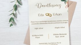 "Özel Günlere Özel Tasarımlar: Kişiye Özel Davetiye Çalışmal