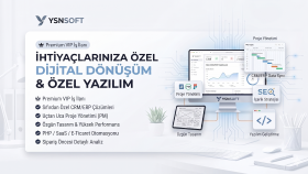 ihtiyaçlarınıza özel web tabanlı yazılım geliştiriyorum