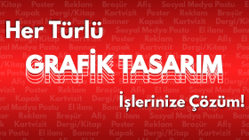 profesyonel afiş, broşür vb. tasarımları yapabilirim