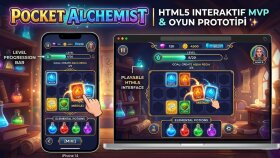 Pocket Alchemist - HTML5 İnteraktif MVP Oyun