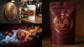 DUAH Karavan Coffee Konsept Logo Tasarımı