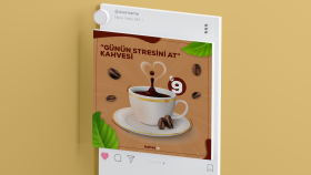 kahvein - instagram post tasarımı