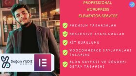 Figma ve PSD tasarımlarınızı Elementor ile hayata geçiririm
