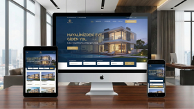 Prestijli ve Satış Odaklı Emlak Sitesi Tasarımı