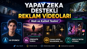 markanız için yapay zeka reklam videosu yaparım