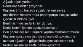 Begüm'ün sosyal medyada paylaştıkları