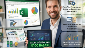 EXCEL ve VBA tabanlı ile istediğiniz her şeyi yapabilirim