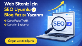 web siteniz için SEO uyumlu blog yazıları yazarım
