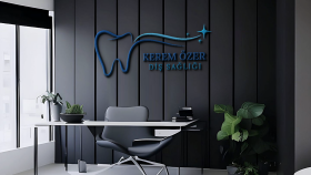 KEREM ÖZER DİŞ SAĞLIĞI KLİNİĞİ İÇİN TASARLADIĞIMIZ LOGOMUZ