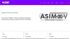 İKÜ ASİMOV TEKNOLOJİ KULÜBÜ WEBSİTESİ