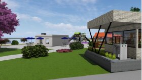 villa bahçesi, park, çocuk oyun alanı ve detaylar tasarlarım