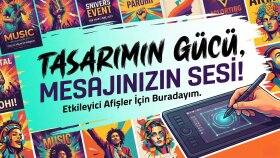 kurumsal iletişimini afiş tasarımıyla desteklerim
