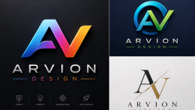 Arvion Design | Modern & Premium Logo Konsepti