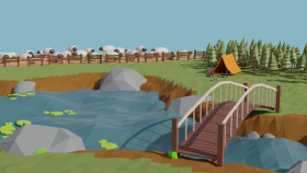 Low Poly Sahne