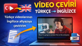 videolarınızı doğal İngilizce altyazıya çeviririm