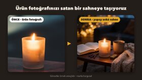 Mum Markası İçin Yapay Zekâ Ürün Görseli Seti