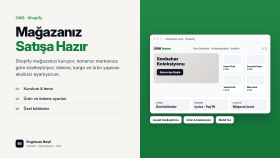 e-ticaret mağazanızı Shopify ile kurar ve özelleştiririm