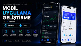 Flutter ile iOS ve Android mobil uygulama geliştiririm