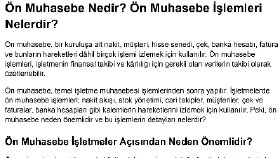 Çeşitli Sektörlerde Metinler