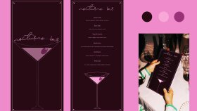 nocturne bar menu tasarımı