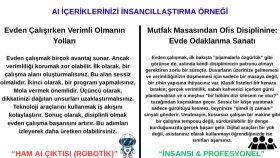 AI metinlerinizi düşük skorlu insansı forma dönüştürürüm