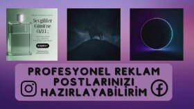 profesyonel reklam postlarınızı hazırlayabilirim