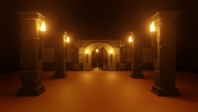 3D No Polly Dungeon