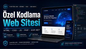 özel kodlama web sitesi geliştiririm