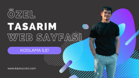 özel kodlanmış özgün web sayfası oluşturabilirim