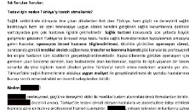 Sık Sorulan Sorular