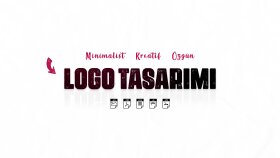 özgün, minimalist ve kreatif bir logo tasarlayabilirim