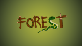 FOREST karikatüristik yazı tasarımı