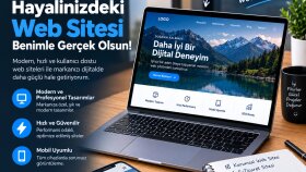 web sitenizi tasarlayıp yayınlayabilirim