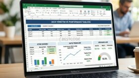 Excel ile gelişmiş dashboard ve veri analizi yaparım