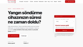 ALC Yangın — Yangın Güvenliği Firması (2 site, Laravel)