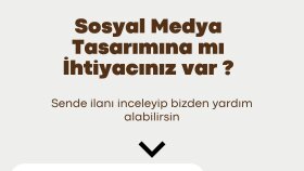 sosyal medya hesaplarınız için reklam tasarımı yapabilirim