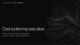 React ve Next.js ile özel web sitesi kodlayabilirim