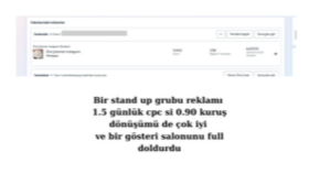 stand-up grubu reklamı