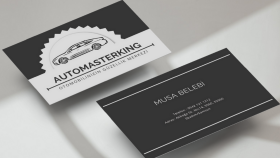 Automasterking Kartvizit Tasarımı