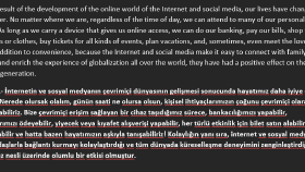 örnek çeviri ve yazılar