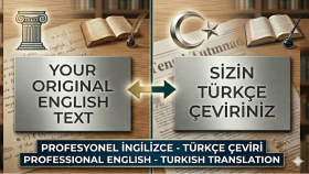 her türlü İngilizce-Türkçe çevirisini yapabilirim