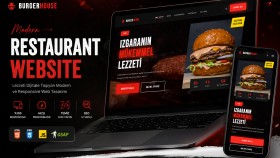 Restoran & Fast-Food İşletmeleri İçin Modern Web Site