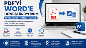 pdf yi word'e hatasız dönüştürüyorum