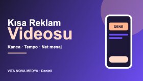 markanız için dikkat çeken kısa reklam videosu hazırlarım